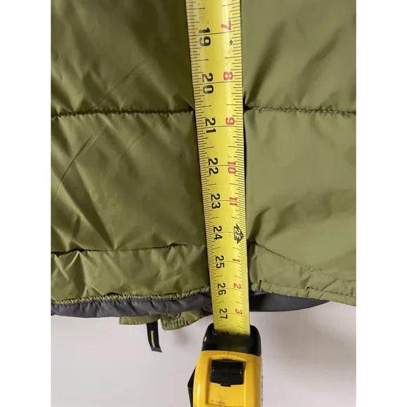 PRANA, Men’s Olive Green And Tan Sleeveless Puffer Best, Size Medium EUC - Picture 7 of 7